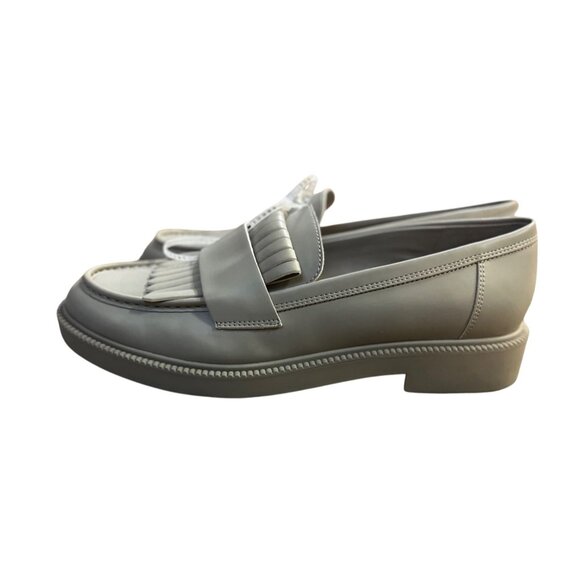 Marc Fisher Calixy Loafers Womens 8M Gray Fringe Slip-On Moc Toe NEW No Tags - Picture 14 of 16